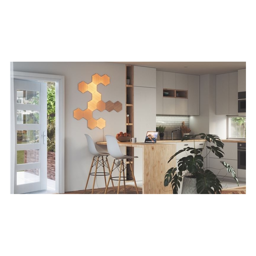 Nanoleaf - KOMPLEKTS 13x LED Aptumšojams panelis HEXAGONS LED/2W/230V Wi-Fi