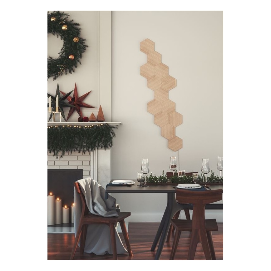 Nanoleaf - KOMPLEKTS 13x LED Aptumšojams panelis HEXAGONS LED/2W/230V Wi-Fi