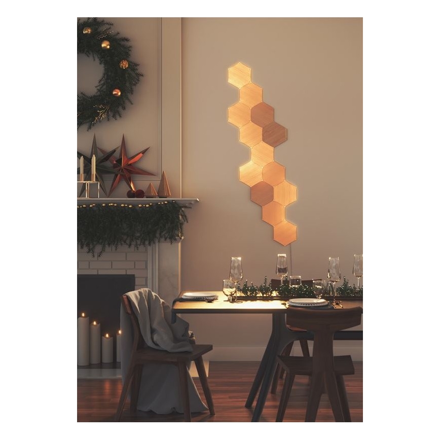 Nanoleaf - KOMPLEKTS 13x LED Aptumšojams panelis HEXAGONS LED/2W/230V Wi-Fi