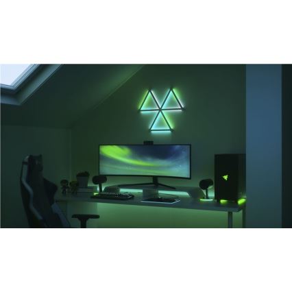 Nanoleaf - KOMPLEKTS 9x LED RGBW Aptumšojama sliede LINES LED/2W/230V 1200-6000K Wi-Fi