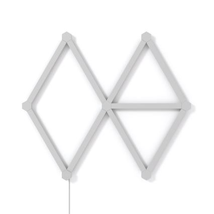 Nanoleaf - KOMPLEKTS 9x LED RGBW Aptumšojama sliede LINES LED/2W/230V 1200-6000K Wi-Fi