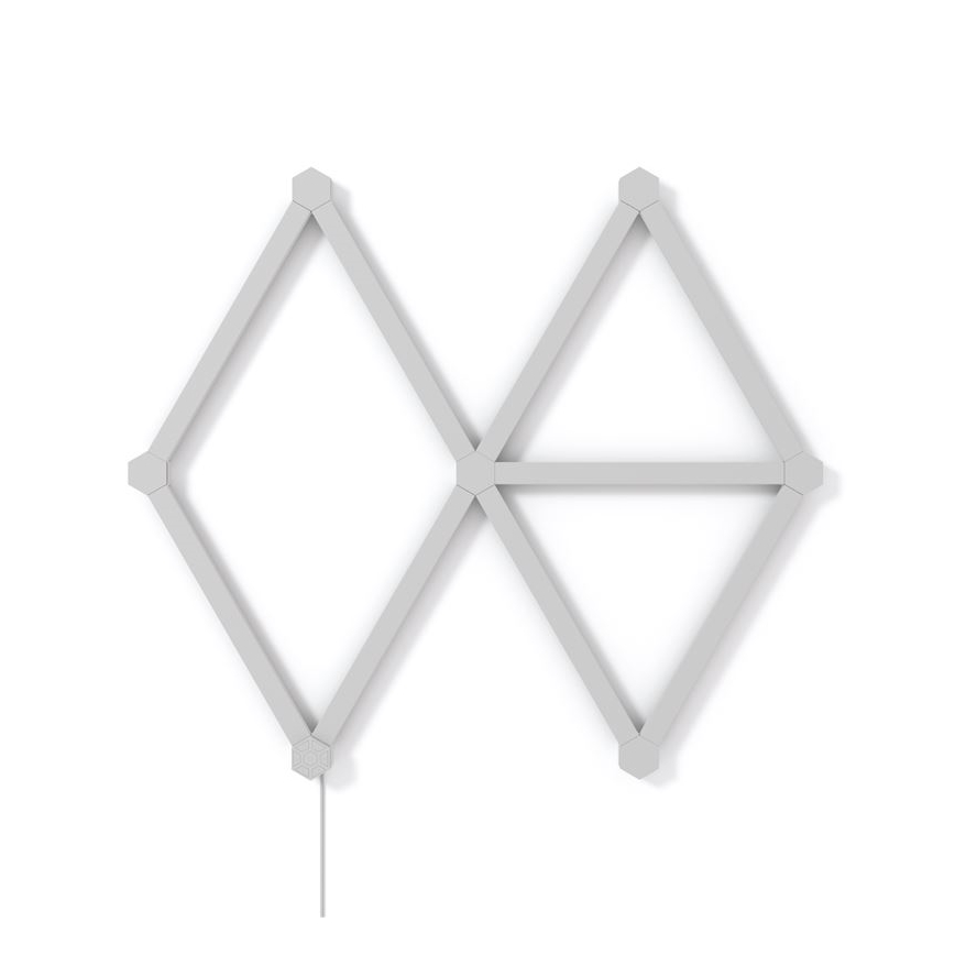 Nanoleaf - KOMPLEKTS 9x LED RGBW Aptumšojama sliede LINES LED/2W/230V 1200-6000K Wi-Fi
