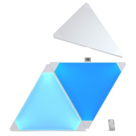 Nanoleaf - SET 3x LED RGB Komplekts 3x LED RGBl Aptumšojamie paneļi AURORA LED/2W/230V Wi-Fi