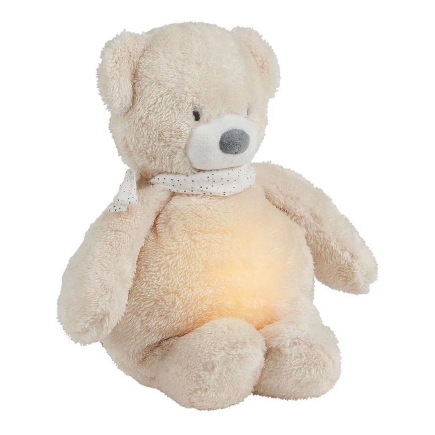 Nattou - Mīļmantiņa ar melodiju un lampu SLEEPY BEAR 4in1 bēša