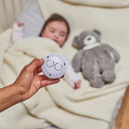 Nattou - Mīļmantiņa ar melodiju un lampu SLEEPY BEAR 4in1 pelēka