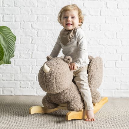 Nattou - Šūpuļkrēsliņš TEDDY degunradži