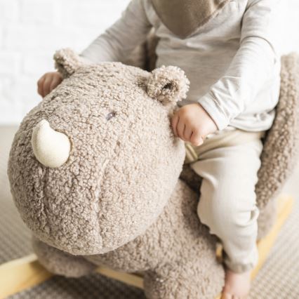 Nattou - Šūpuļkrēsliņš TEDDY degunradži
