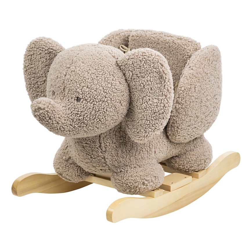 Nattou - Šūpuļkrēsliņš TEDDY zilonis brūna