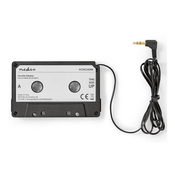 Nedis ACON2200BK − Kasetes adapteris MP3/3,5 mm spraudnis