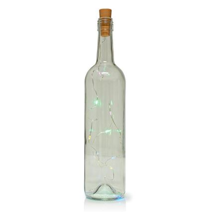 LED Dekoratīvā virtene ar pudeles aizbāzni 8xLED/3xLR44 IP44 0,798m