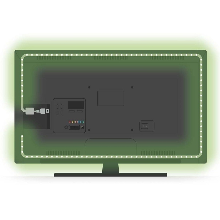 LED RGB Aptumšojama josla SmartLife 2,4m LED/4W/5V