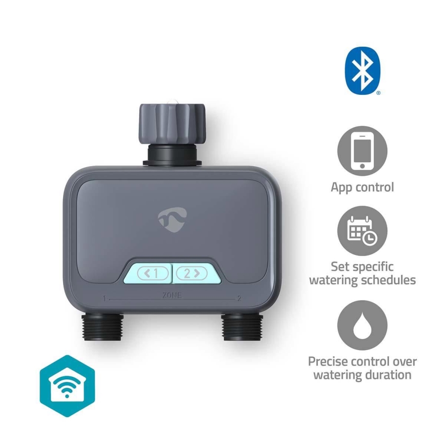 Ūdens plūsmas regulators 4xAA Wi-Fi Tuya IP54
