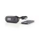 Nedis CATR100BK − FM Auto uztvērējs Bluetooth/MP3/12V + Tālvadības pults