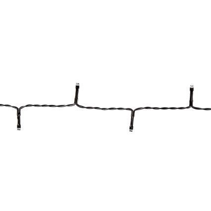 LED āra virtene 96xLED/7 režīmi/3xAA 7,7m IP44 siltā balta