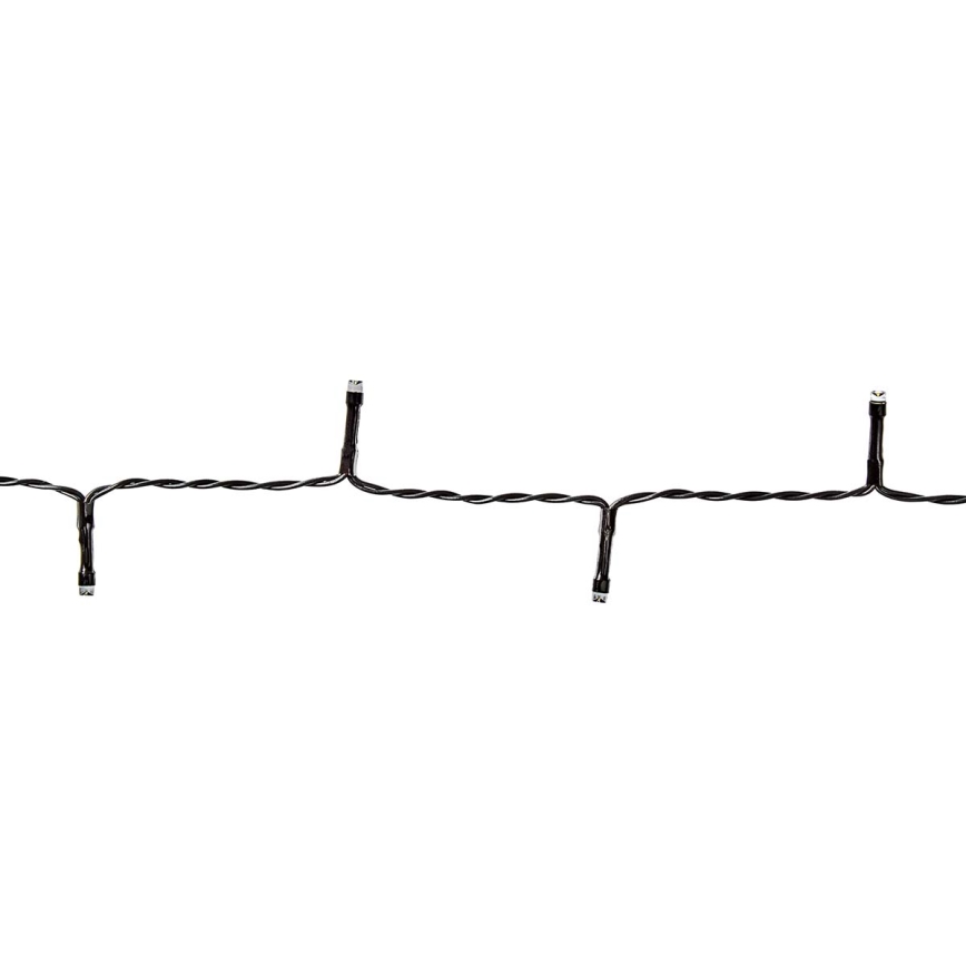 LED āra virtene 96xLED/7 režīmi/3xAA 7,7m IP44 siltā balta