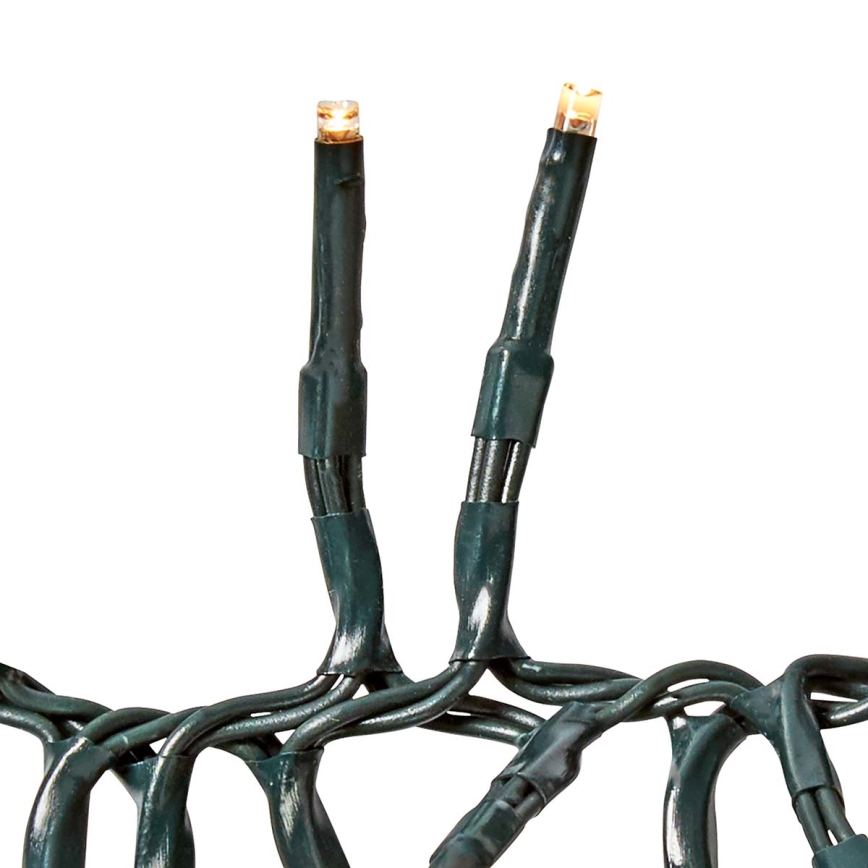 LED āra virtene ar 768 LED, 7 režīmiem, 8,6 m, IP44, siltā balta