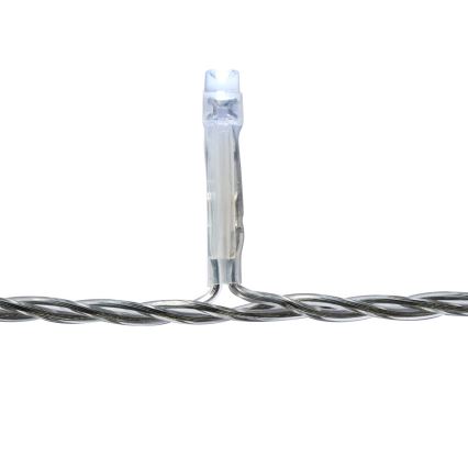 LED āra Ziemassvētku aizkars 180xLED/7 funkcijas 10,9m IP44 auksti balta