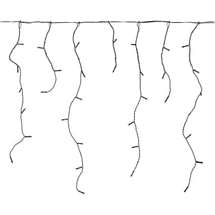 LED Āra  aizkars 360xLED/7 funkcijas 14m IP44 siltā balta