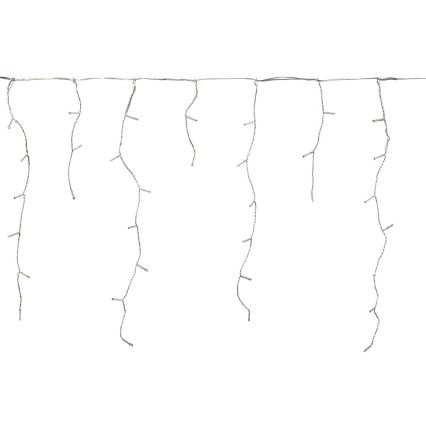 LED āra aizkars 360 LED/7 funkcijas 14m IP44 auksti balta