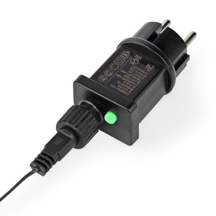 LED āra aizkars 360 LED/7 funkcijas 14m IP44 auksti balta