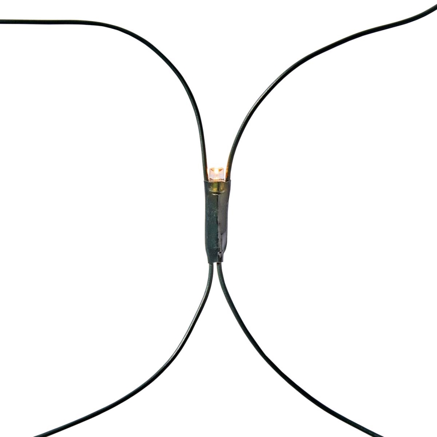 LED āra aizkars 320xLED/7 funkcijas 6m IP44 siltā balta