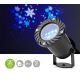LED Ziemassvētku sniegpārsliņu āra projektors 5W/230V IP44