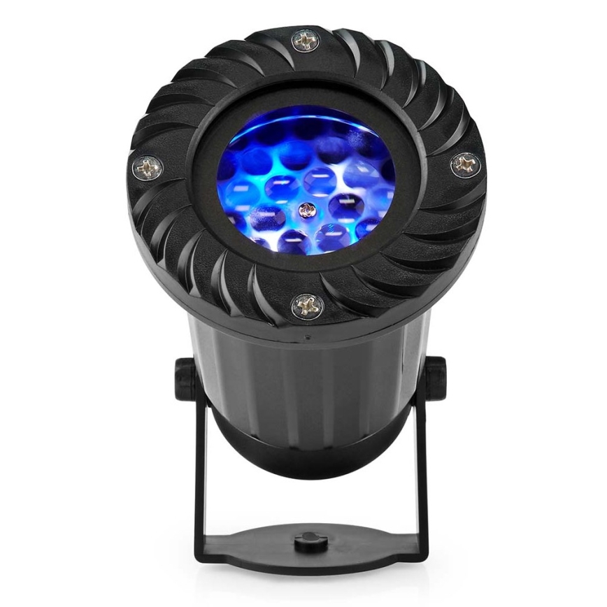 LED Ziemassvētku sniegpārsliņu āra projektors 5W/230V IP44