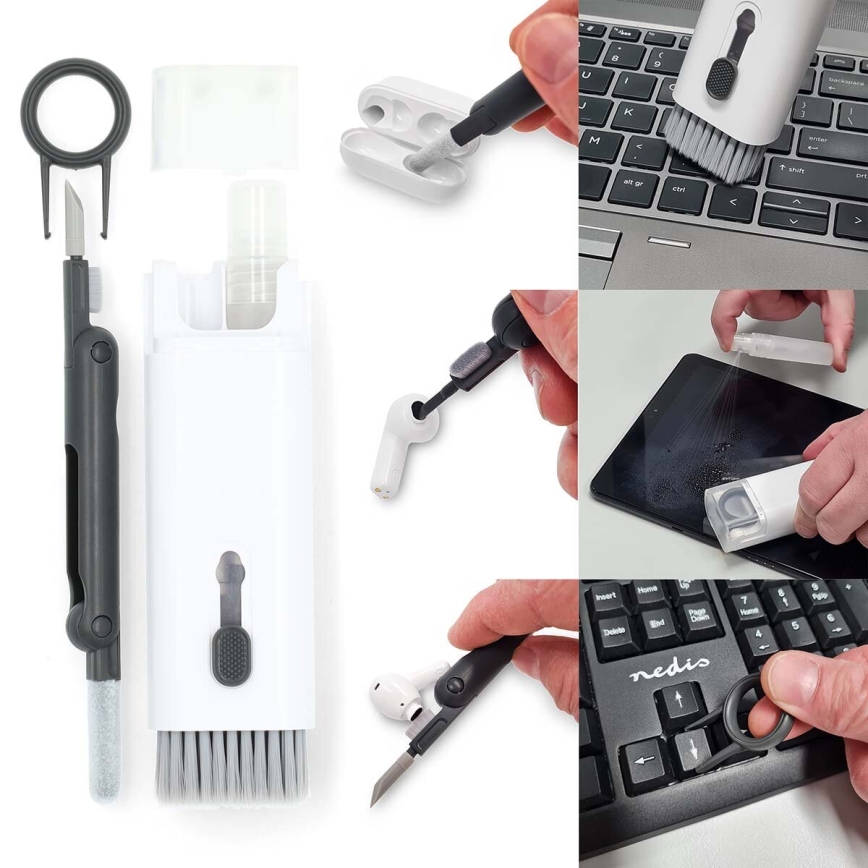 Ekrāna un tastatūras tīrīšanas līdzeklis 7in1