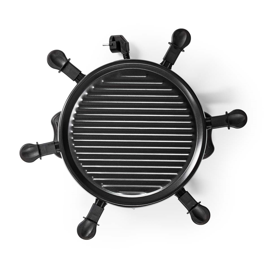 Nedis FCRA210FBK6 - Raclette grils ar piederumiem 800W/230V