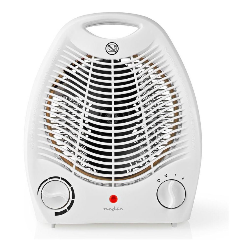 Nedis HTFA13CWT − Galda ventilators ar sildītāju 2000W/230V