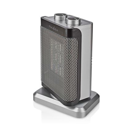 Ventilators ar keramikas sildītāju 1000/1500W/230V sudraba
