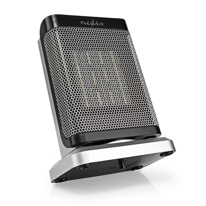 Ventilators ar keramikas sildītāju 1000/1500W/230V sudraba