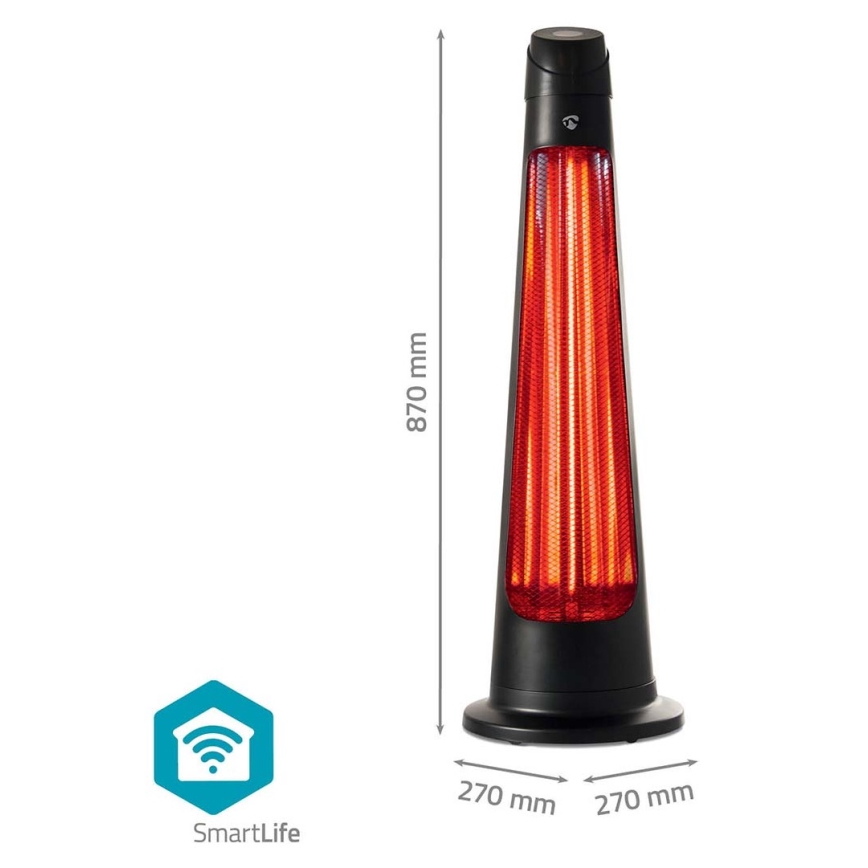 Āra sildierīce SmartLife 600/1200W/230V Wi-Fi Tuya IP24