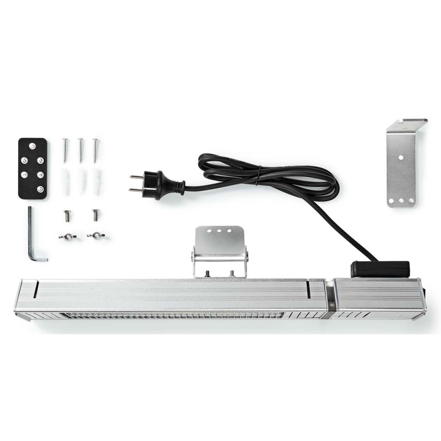 Āra sildītājs 100W/2000W/230V IP65 + tālvadības pults