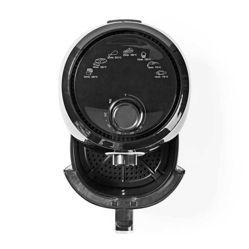 Nedis KAAF120FBK −  Karstā gaisa cepeškrāsns 2,4l 1000W/230V/30min