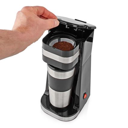 Kafijas automāts vienai krūzītei 0,4 l ar travel krūze