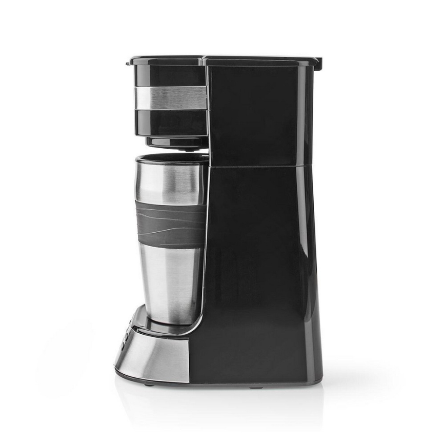 Kafijas automāts vienai krūzei 0,4 l ar taimeri un ceļojuma krūzi
