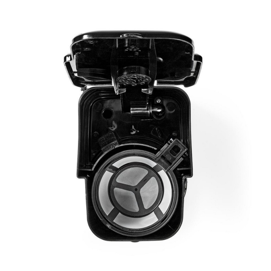 Vienas tases kafijas automāts 0,42 l ar taimeri un ceļojuma krūzi