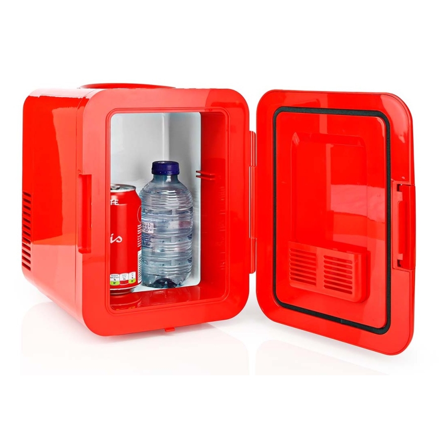 Pārnēsājams mini ledusskapis 50W/230V sarkans