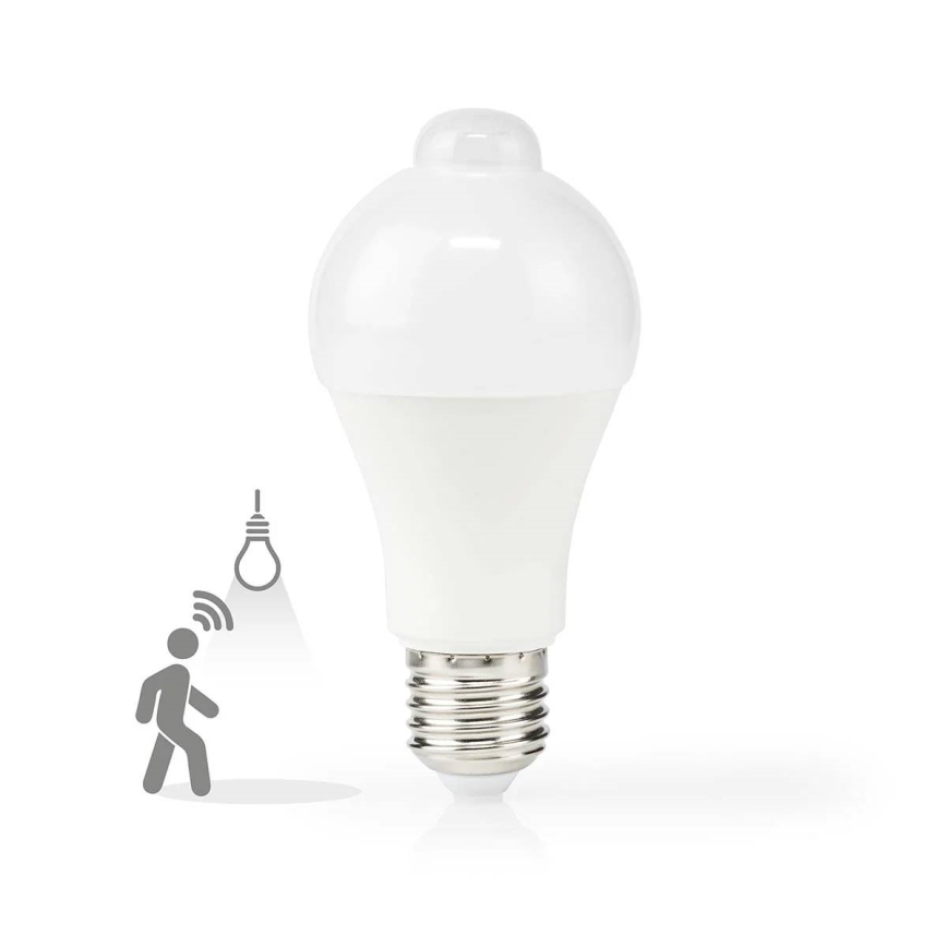 LED spuldze ar kustības un krēslas sensoru A60 E27/4,9W/230V 3000K