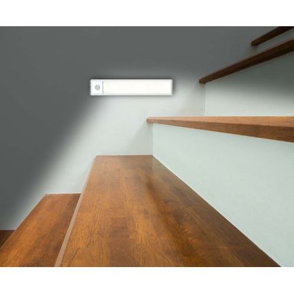 LED Uzlādējams magnētisks skapīša apgaismojums ar kustību sensoru LED/1W/1100 mAh 3000K
