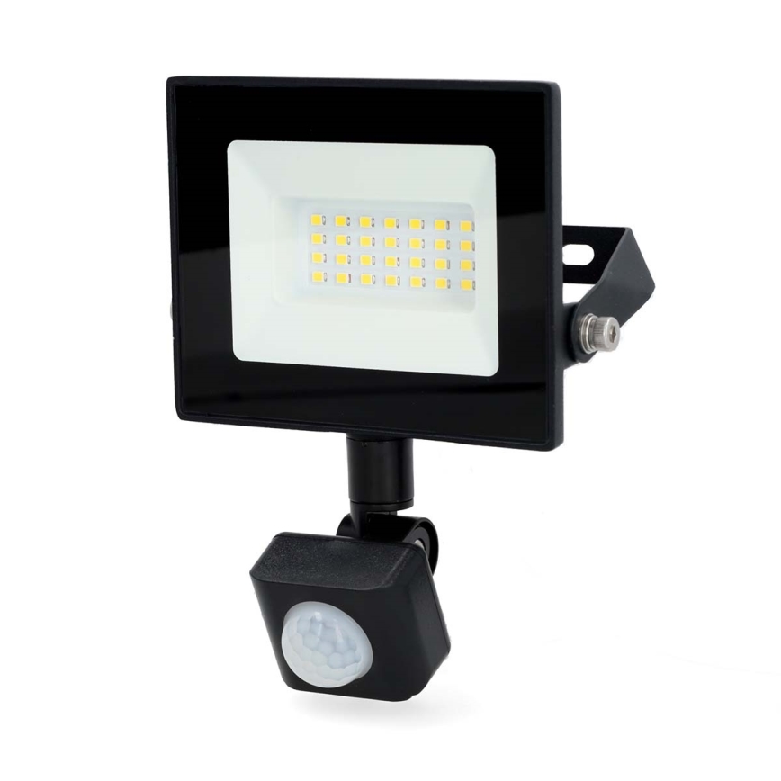 LED Prožektors ar sensoru LED/20W/230V 4000K IP44
