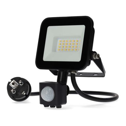 LED Prožektors ar sensoru LED/20W/230V 4000K IP44