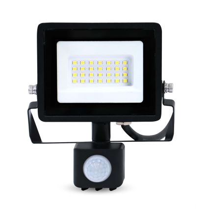LED prožektors ar kustības un krēslas sensoru ar spraudni kontaktligzdai LED/20W/230V IP44