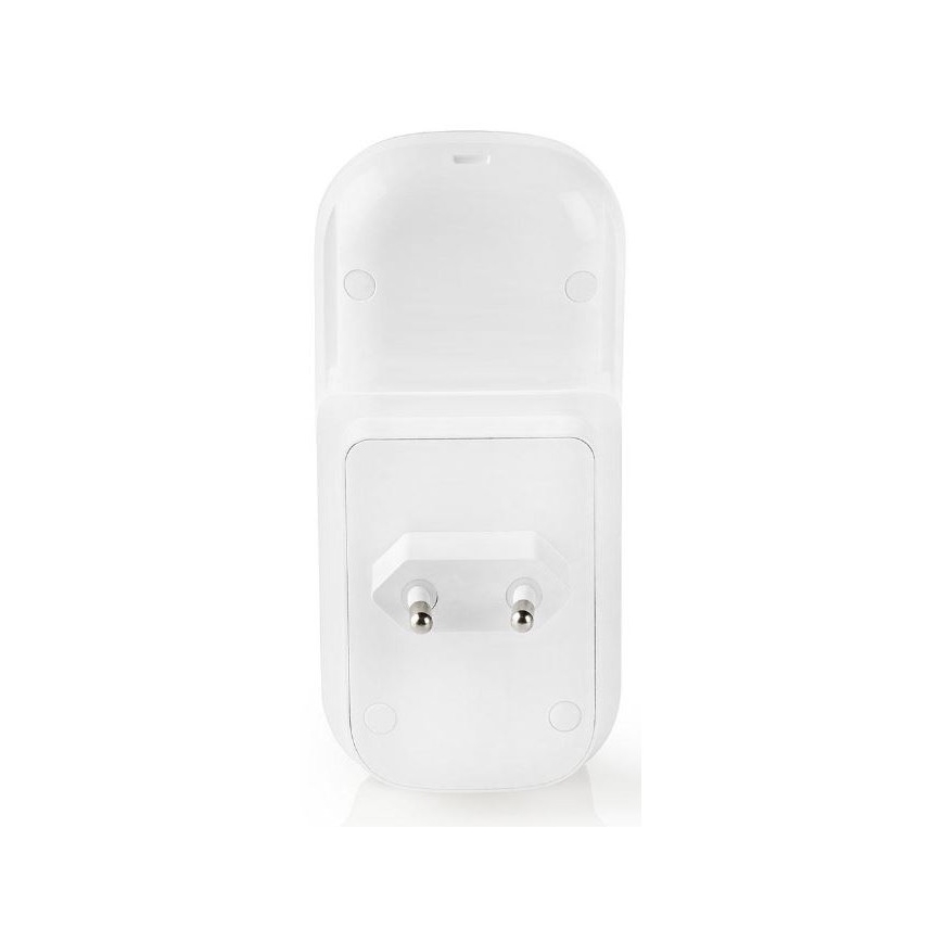 LED Nakts gaismeklis ar sensoru un luktura funkciju LED/1,2W/230V