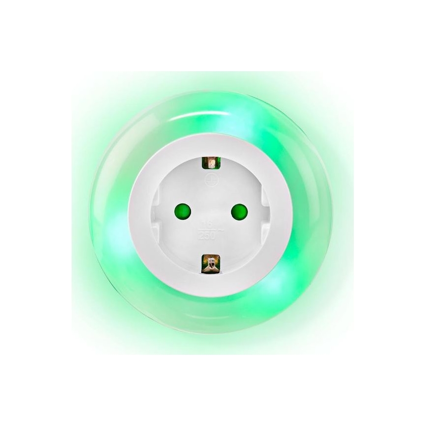LED Nakts gaismeklis ar sensoru LED/0,6W/230V