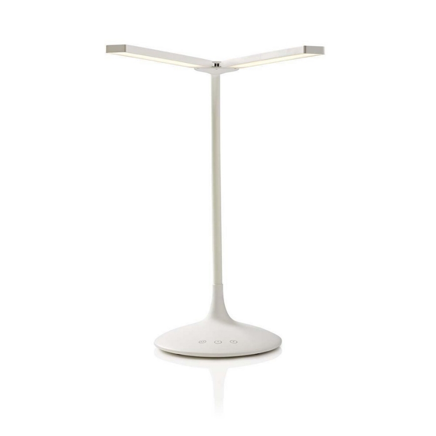 LED Aptumšojama galda lampa LED/6W/5V 2200 mAh balta