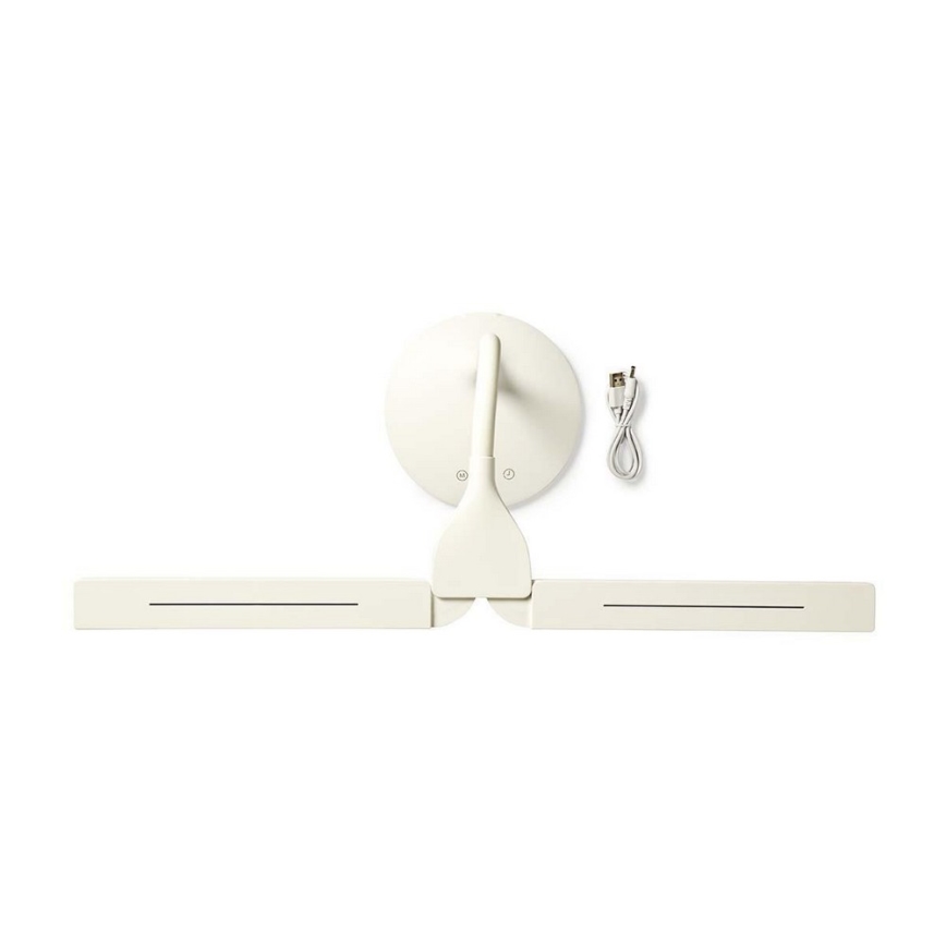 LED regulējama galda lampa LED/6W/5V 2200 mAh balta