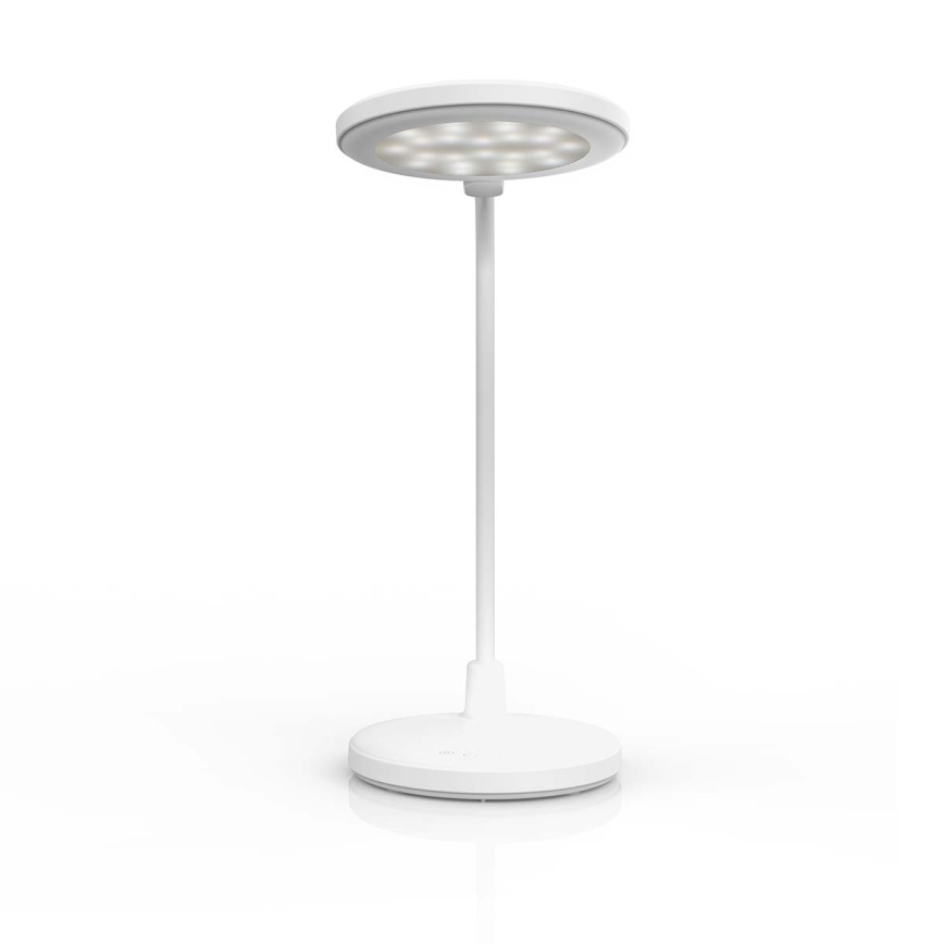 LED regulējamā uzlādējamā skārienjūtīgā lampa ar spoguli LED/6W/1200 mAh 3000/4000/5700K CRI 90 balta