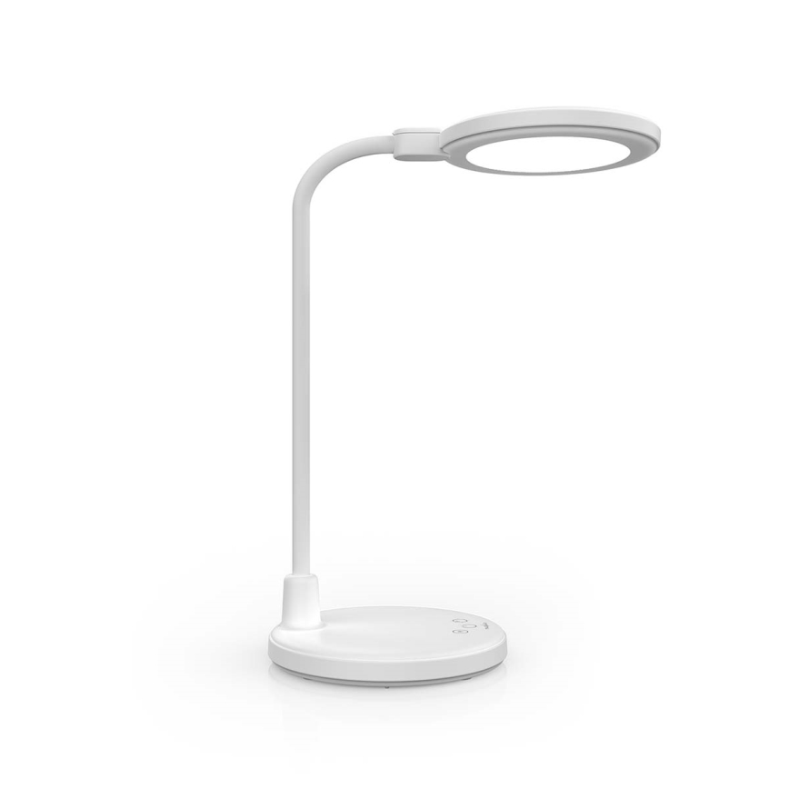LED regulējamā uzlādējamā skārienjūtīgā lampa ar spoguli LED/6W/1200 mAh 3000/4000/5700K CRI 90 balta